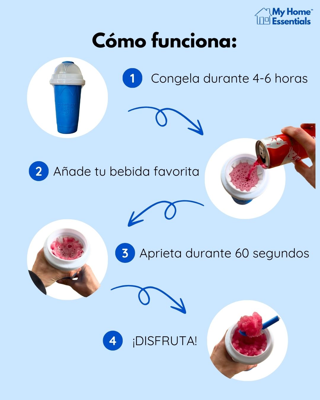 Vaso para hacer granizados - Frozen Magic